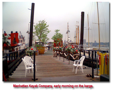 Barge Manhattan Kayak